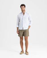 Natural Wool Blend Swim Shorts - Plain Swimshorts | 