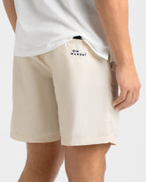 Recycled Polyester And Linen Blend Swim Shorts - Plain Swimshorts | 
