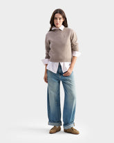 Maglione Lagoon Girocollo in Misto Cashmere | 