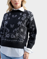 Cashmere Zephyr Crew Neck | 