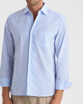 Cotton Seersucker Panama Shirt | 