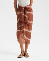 Cotton Shibori Calypso Sarong - Women's Clothing Collection | 