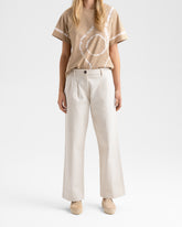 Raw Cotton Twill Sevilla Trousers - Women’s Pants & Shorts | 