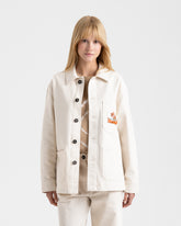 Raw Cotton Twill Ventana Overshirt - Women’s Tops & Shirts | 