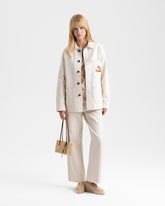 Overshirt Ventana in Twill di Cotone Grezzo | 