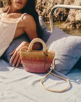 Panier Mini in Raffia Multicolor | 