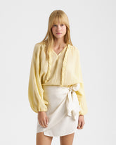 Linen Gauze Mykonos Shirt - Women’s Tops & Shirts | 