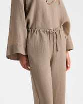 Nylon Linen Marbella Trousers - Women’s Pants & Shorts | 