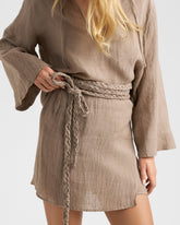 Nylon Linen Estrella Skirt - Women's Clothing Collection | 