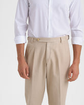 Blend Cotton Gabardine Sorrento Trousers - Men's Pants & Shorts | 