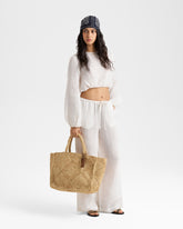 Nylon Linen Paloma Shirt - Women’s Tops & Shirts | 