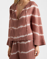 Nylon Linen Aventura Shirt - Women’s Tops & Shirts | 