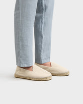 Coarse Woven Canvas Espadrilles - Men's Shoes | 