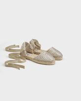 Lurex Cotton Blend Flat Valenciana Espadrilles - Women’s Espadrilles | 