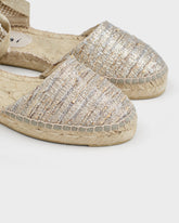 Lurex Cotton Blend Flat Valenciana Espadrilles | 