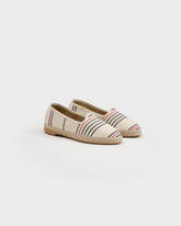 Cotton Jaquard Venetian Slippers - Ballet Flats & Slippers | 
