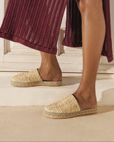 Sabot Chunky in Rafia Intrecciata  | 