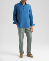 Irish Linen Savana Trousers Belt - Men's Pants & Shorts | 