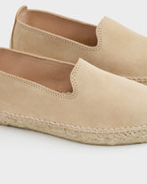 Espadrillas Suola Bassa in Pelle Scamosciata | 