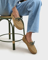 Suede Deck Shoes - K11RU - Hamptons - Champagne Beige | 