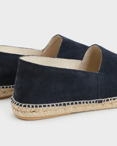 Espadrillas in Pelle Scamosciata con Punta Quadrata | 