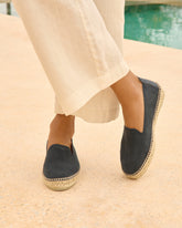 Suede Flat Espadrilles - Women’s Espadrilles | 