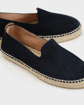 Espadrillas Suola Bassa in Pelle Scamosciata | 