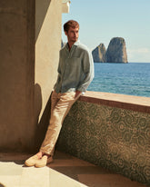 Washed Linen Panama Shirt - Men’s Shirts | 