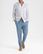 Washed Linen Venice Trousers - Men's Pants & Shorts | 