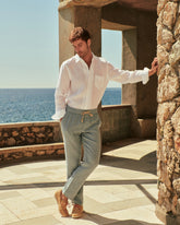 Washed Linen Venice Trousers | 