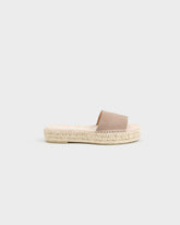 Manebí coco brown double sole slides in suede | 
