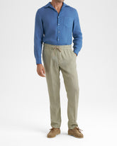 Washed Linen Venice Trousers - Men's Pants & Shorts | 