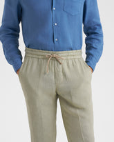 Washed Linen Venice Trousers - Men's Pants & Shorts | 