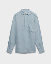 Washed Linen Nassau Polo Shirt - Men’s Shirts | 