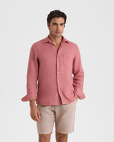 Washed Linen Panama Shirt - Men’s Shirts | 