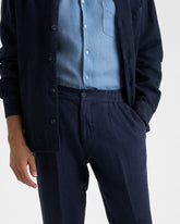 Pantaloni Portofino in Lino Tessuto | 