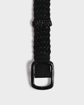Leather Woven Belt - Women's Belts | 
