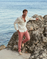Washed Linen Panama Shirt | 