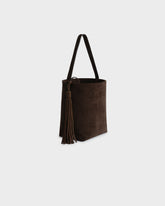 Suede Leather Charles Bucket - Leather Bags | 