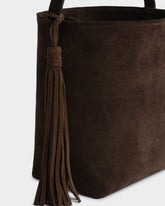 Borsa Charles Bucket in Pelle Scamosciata | 