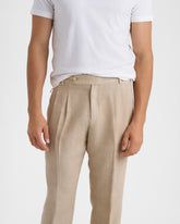 Woven Linen Sorrento Trousers - Men's Pants & Shorts | 