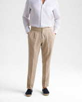 Woven Linen Portofino Trousers - Men's Pants & Shorts | 
