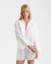Linen Cabo Shirt - Women’s Tops & Shirts | 