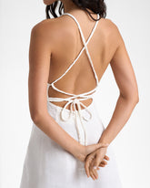 Linen Lagos Dress - Women’s Dresses | 