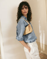 Raffia Shoulder Bag | 
