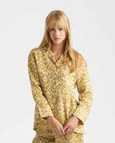 Printed Linen Natal Shirt - Women’s Tops & Shirts | 