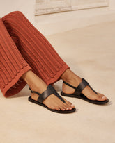 Ana Leather Thong Leather Sandals - Women's Summer Sale|Shoes | 