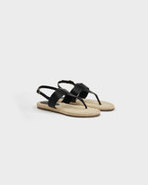 Sophia Leather and Jute Sandals - Shoes|Alex Rivière Studio x Manebí | 