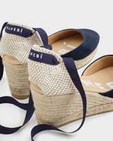 Suede Low Wedge Espadrilles | 