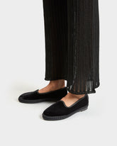 Demi Silk Velvet Venetian Slippers - Ballet Flats & Slippers | 
